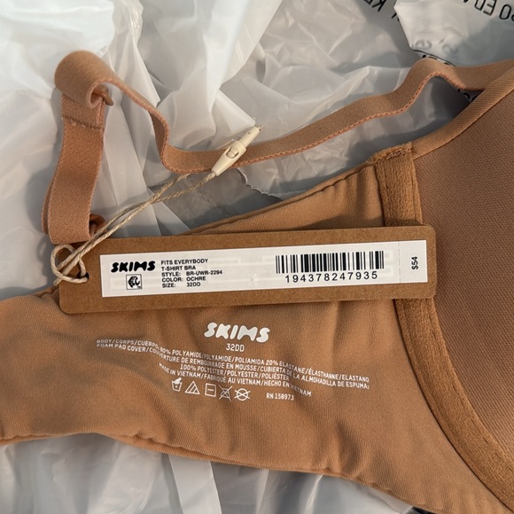 Skims T-Shirt Bra Ochre - 32DD - Picture 4 of 5